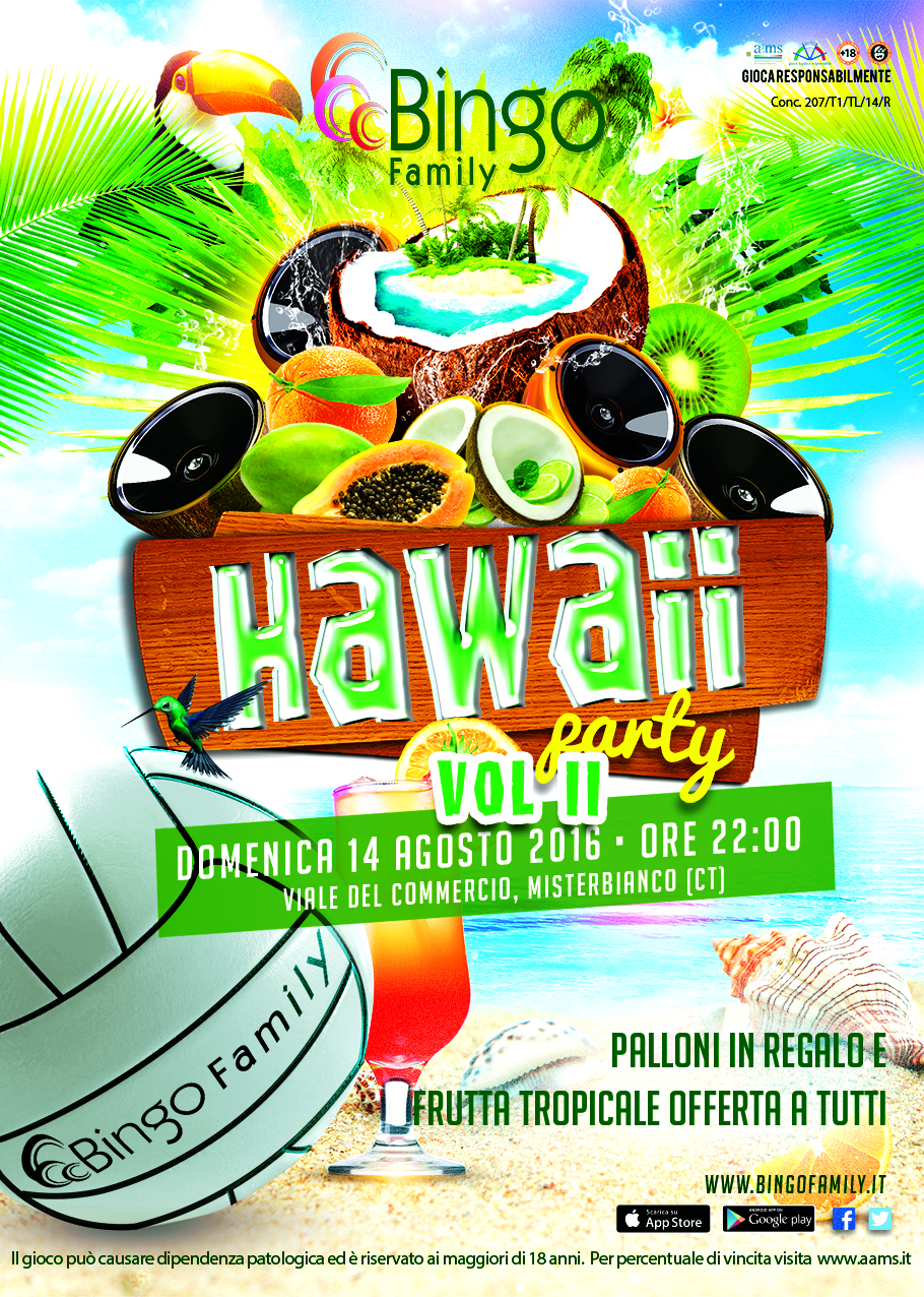 hawaii partyFlyer