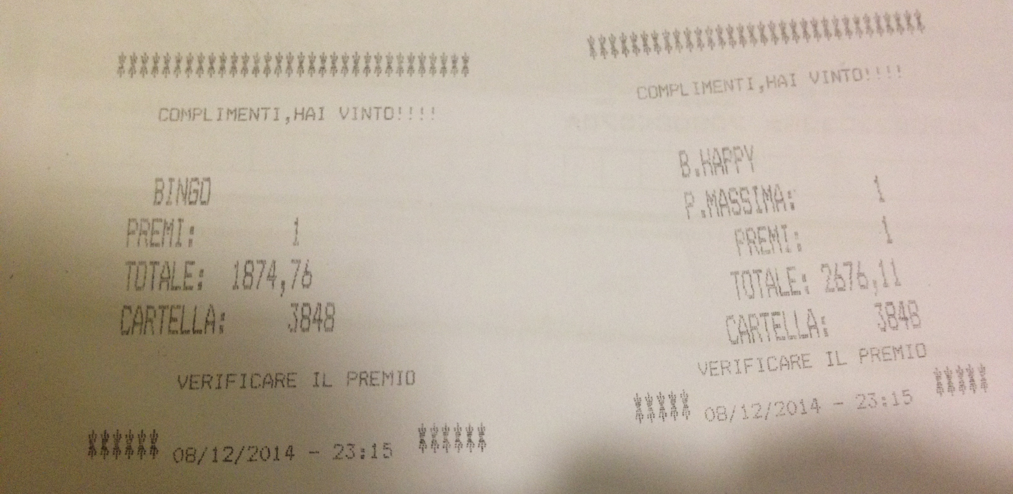 bingo happy 8.12