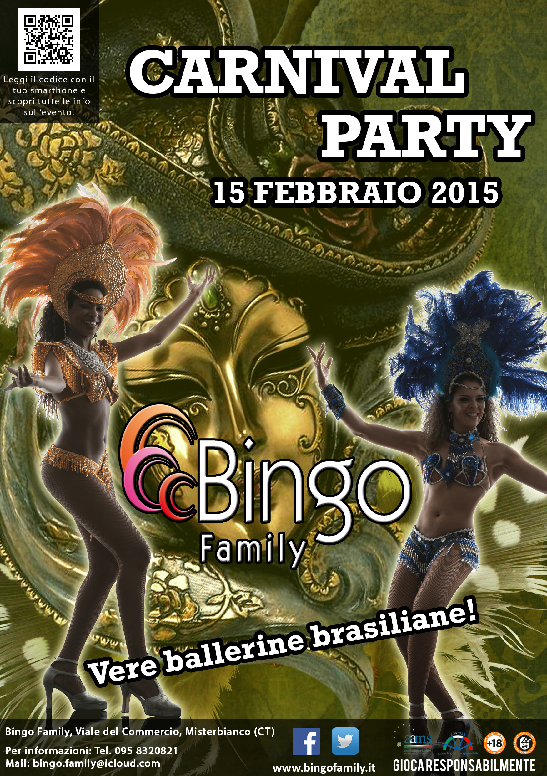 Volantino Carnevale Bingo finale